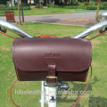 Высочайшее качество старинные натуральной кожи велосипед Велоспорт седло мешок рукоятка мешок кожаная сумка